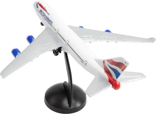 Miniatura 8 de Avión de Juguete Daron Jet2 Individual – Modelo de Avión de Metal Fundido con Piezas de Plástico Licenciado Oficialmente, Ruedas Giratorias, Librea