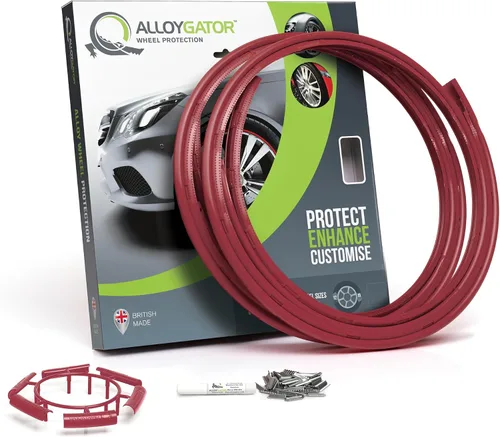 Miniatura 33 de AlloyGator Protector de Llanta Dorado para Ruedas de Automóvil (Se Adapta a Ruedas de 12-24" de Diámetro) - Paquete de 4 Protectores de Rueda