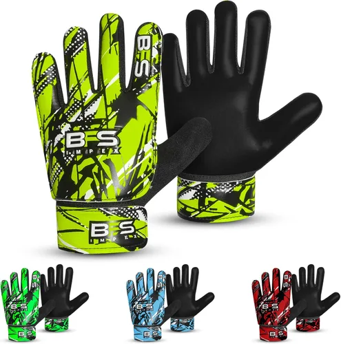 Miniatura 12 de Guantes de portero de fútbol para niños, guantes de portero de fútbol juvenil para niños, jóvenes y niños con palma de látex antideslizante fuerte