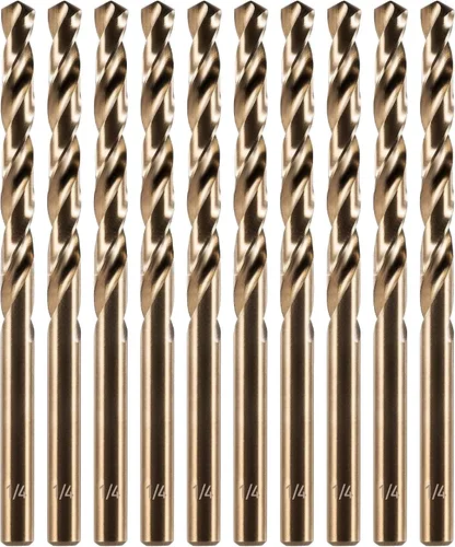 Miniatura 19 de amoolo Juego de brocas de cobalto (1/16"-1/4", 13 unidades), brocas de metal M35 HSS para acero, acero inoxidable, metal duro, hierro fundido
