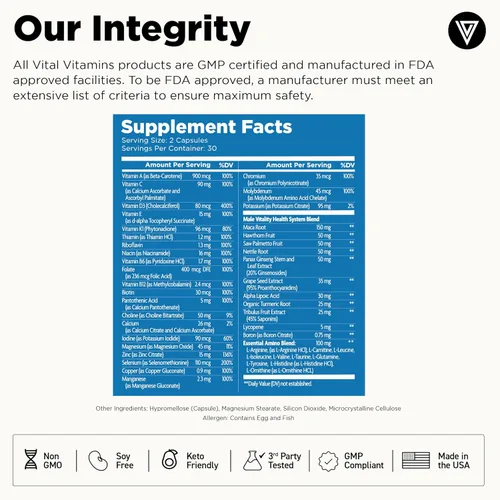 Miniatura 8 de Vital Vitamins Polvo de péptidos de colágeno múltiple + multivitaminas para hombres