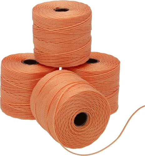 Miniatura 54 de The Beadsmith S-Lon Cordón para Cuentas – Cordón de Nylon Torcido de 0.5 mm para Ensartar, Paquete de 4, Mezcla de Neutrales Fríos, TEX210, 77