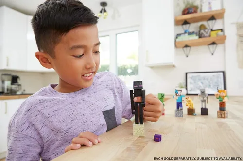 Miniatura 2 de Mattel ¡Figuras de cómics, accesorios y aplicación gratuita de cómics de Minecraft de 3.25 pulgadas!