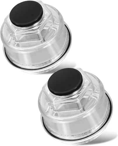 Miniatura 6 de Kit de tapa de aceite de buje compatible con ejes AL-KO y Hayes 10K-16K Reemplazar K71-859-00 K568220, tapa de aceite esencial para ejes de remolque