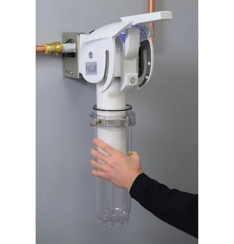 Miniatura 7 de GE Sistema de filtro de agua Smart Home + filtro de repuesto prémium (FTHLM) Sistema de filtración de agua que reduce el plomo, el olor y más