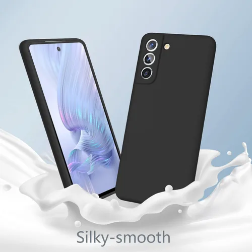 Miniatura 5 de Funda para Galaxy S21 FE, silicona líquida, delgada, suave, TPU Fit, protección de cuerpo completo, a prueba de golpes, para Galaxy S21 FE 6.4