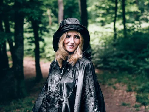 Miniatura 3 de AWHA Souwester, sombrero de lluvia, gorra impermeable con ala ancha y orejeras
