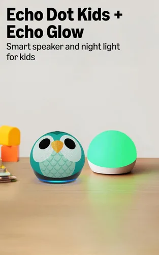 Echo Dot Kids (5.ª generación, modelo de 2022) Owl con Echo Glow Búho