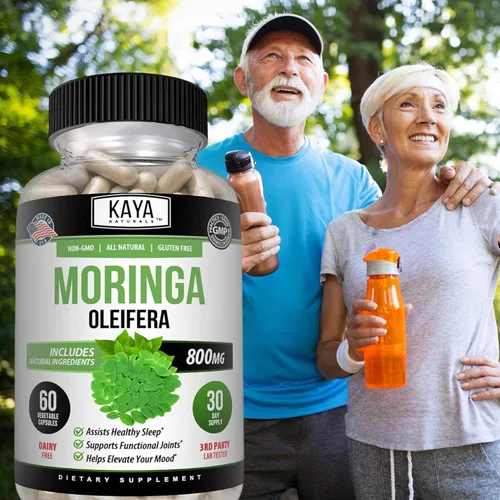 Miniatura 8 de Kaya Naturals Extracto de hoja de moringa – Suplemento completo de superalimento de verduras – Moringa de árbol milagroso puro – Aumenta la energía