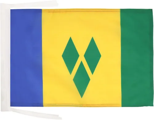 Miniatura 1295 de Bandera de México AZ FLAG, 45.7 x 30.5 cm, con cordones - Pequeñas banderas mexicanas de 30 x 45 cm - Bandera de 45.7 x 30.5 cm