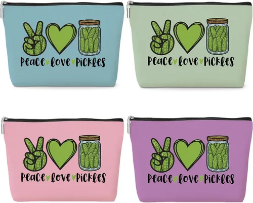 Miniatura 8 de jeilink Lindo bolso de maquillaje divertido erizo bolsas cosméticos regalos erizo suministros de erizo para animales, Chica ama a los búhos, Casual