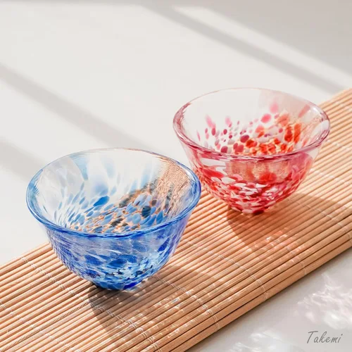 Miniatura 4 de Tazas de sake japonesas hechas a mano, exquisita cristalería artesanal para sake frío y shochu, elegante vaso para cualquier ocasión, fabricado