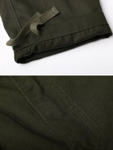 Miniatura 5 de OCHENTA - Pantalón cargo para hombre, estilo militar de combate pantalón casual para el trabajo con 8 bolsillos.