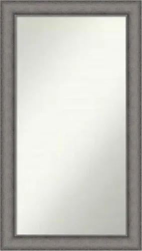 Miniatura 89 de Amanti Art Espejo de pared personalizado no biselado (24.5 x 24.5 pulgadas), marco gris marrón alta, varios tamaños personalizados, espejo de baño