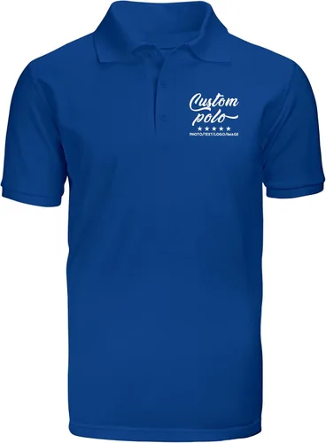 Camisas polo personalizadas para hombres y mujeres, camisas personalizadas con cuello, diseña tus propias camisas