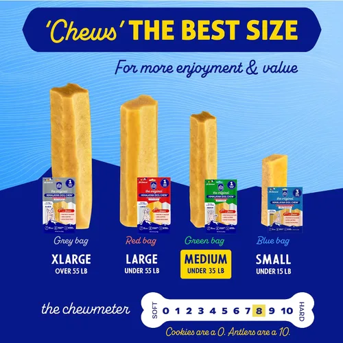 Miniatura 5 de Himalayan Dog Chew Original Yak Cheese Chew, tocino, 1 barra mediana, 2.3 onzas, sin gluten, golosinas saludables, sin granos ni lactosa, 100%