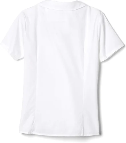 Miniatura 2 de Las niñas Cuello Peter Pan de manga corta blusa (Amarillo)
