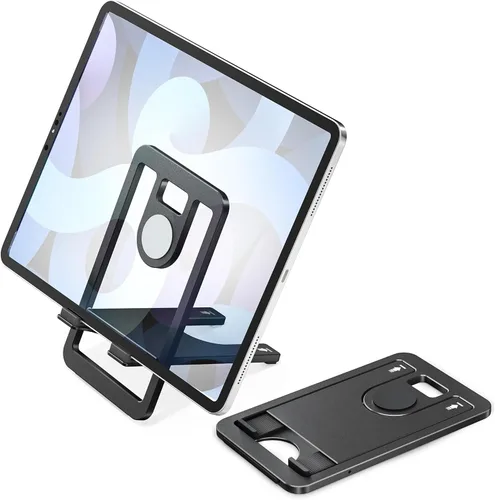 Miniatura 8 de Itramax Soporte de teléfono para escritorio, soporte plegable de escritorio para teléfono, soporte de grabación portátil ajustable para iPhone 17