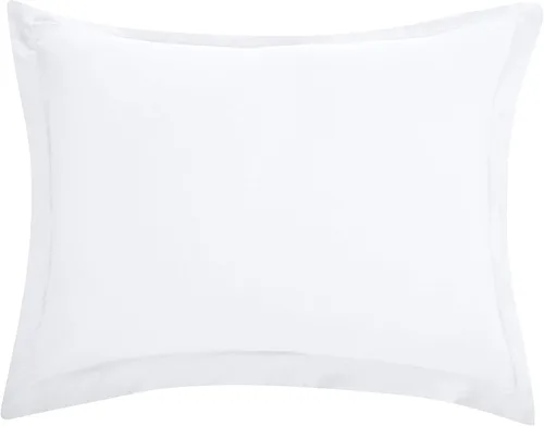 Miniatura 3 de Amazon Basics - Juego de funda de edredón de microfibra ligera de 2 piezas con cierre de cremallera, Twin/Twin XL, Blanco brillante, sólido