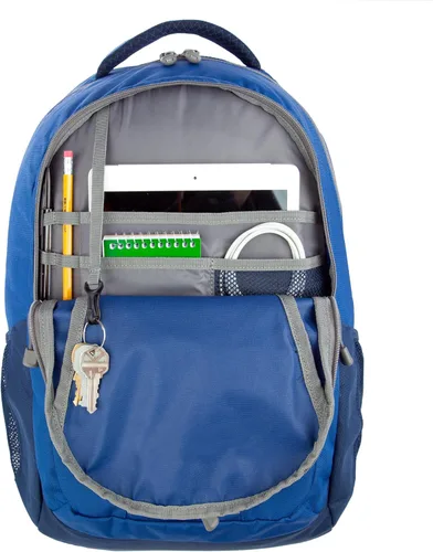 Miniatura 5 de Eddie Bauer Mochila Adventurer con compartimentos organizativos y funda compatible con hidratación/portátil, Adventurer - True Blue, 25L Aventurero