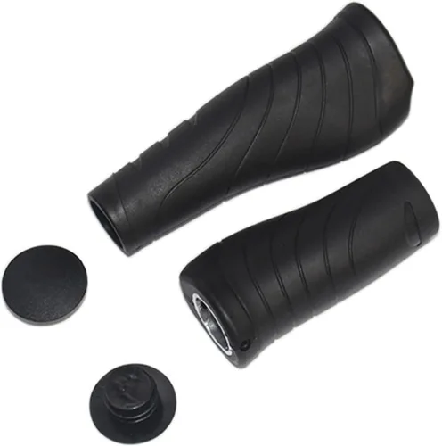 Miniatura 2 de Manillar para bicicleta de 5.118 in y 3.543 in, mango con cerradura de goma, 0.874 pulgadas de diámetro para bicicletas de montaña multivelocidad