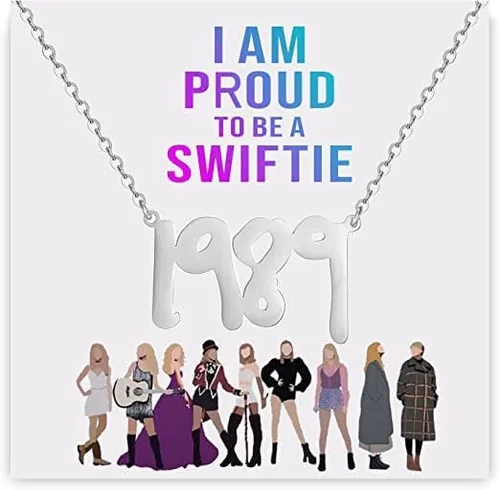 Miniatura 5 de BUREI TS - Collar inspirado en TS para amantes del folklore Swiftie 1989 Speak Now Reputation Necklace for Eras Tour Outfit