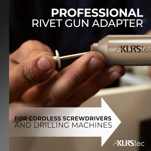 Miniatura 6 de KLRStec adaptador profesional para pistola de remaches - Accesorio de remache para destornilladores y taladros inalámbricos - Procesamiento fácil