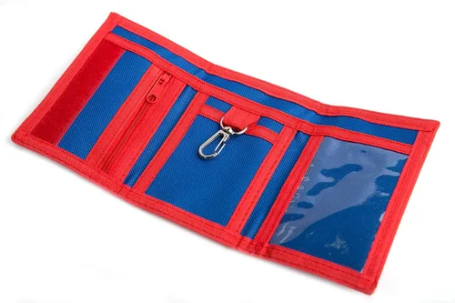 Miniatura 4 de AI-DEE RFID Trifold lona al aire libre de la historieta de la cartera para los niñosdelgado bolsillo frontal cartera con cremallera, Fire Engine