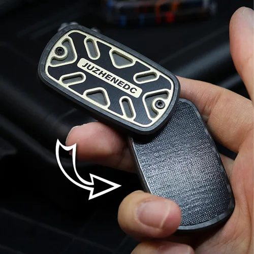 Miniatura 5 de Fidget Slider - Juguete de fibra de carbono EDC con punta de dedo, juguete para aliviar la ansiedad, juguete para adultos para uso diario, estilo 2