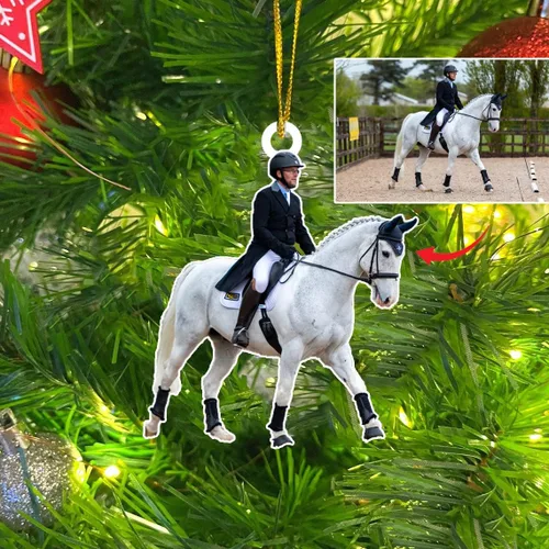 Miniatura 17 de LOVELYPOD Adorno de foto personalizado,Árbol de adorno de Navidad personalizado, Adorno de forma plana 2D de foto personalizada, Foto personalizada