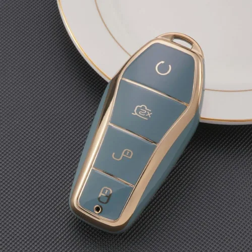Miniatura 10 de Funda de TPU para llave de coche, para BYD Tang EV600 Han EV Yuan Plus ATTO 3 Song Plus Pro MAX DMI MAX Qin, BlackA