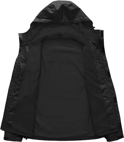 Miniatura 3 de TBMPOY Chubasqueros ligeros para hombre, impermeables, con capucha, para correr, ciclismo, senderismo, rompevientos al aire libre