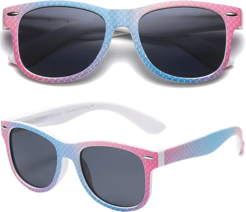 Miniatura 25 de PolarSpex - Lentes de sol para niños pequeños con protección UV – Lentes de sol polarizados irrompibles para niños y niñas de 2 a 8 años con estuche