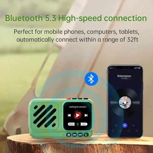 Miniatura 4 de Choyong Voyager - Altavoz Bluetooth inalámbrico por Internet con WIFI/4G, estación de radio mundial, BT5.3, electrónica para el hogar, viajes