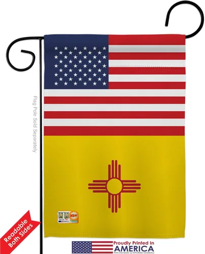 Miniatura 4 de US New Mexico Garden House Flags Set Americana States USA American Territories Republic Country Particular Area Small Decorative Gift Yard Banner