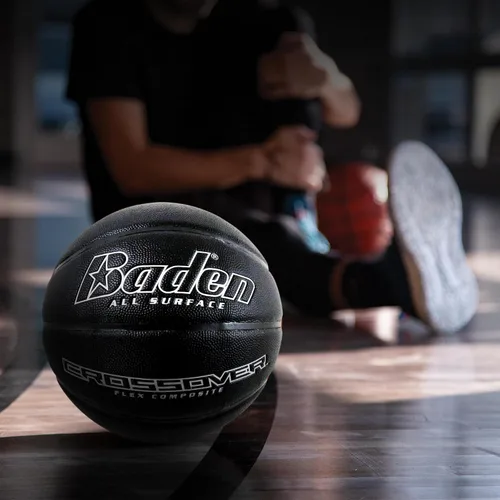 Miniatura 5 de Baden Crossover Composite Pelota De Baloncesto. Negro/Plata