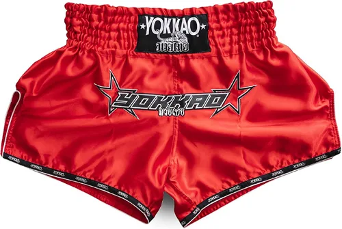 YOKKAO Pantalones cortos de boxeo Muay Thai para hombres y mujeres Pantalones cortos de satén premium para atletas Ideal para entrenamiento y