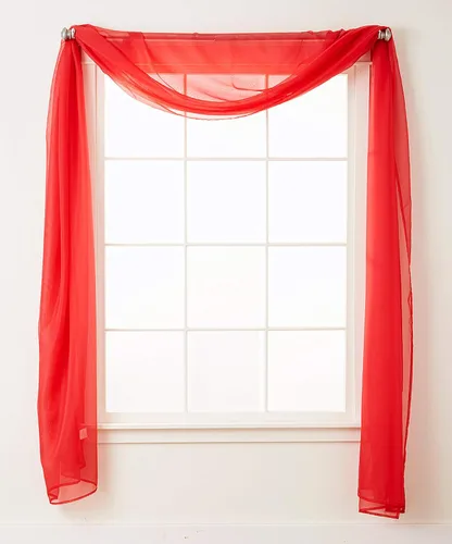 Miniatura 50 de Elegant Comfort - Cortinas transparentes de lujo con bolsillo para barra para cocina, dormitorio y sala de estar, Microfibra, Beige