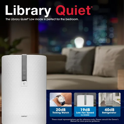 Miniatura 4 de Sharp KC-850U, purificador de aire Plasmacluster con función humidificadora