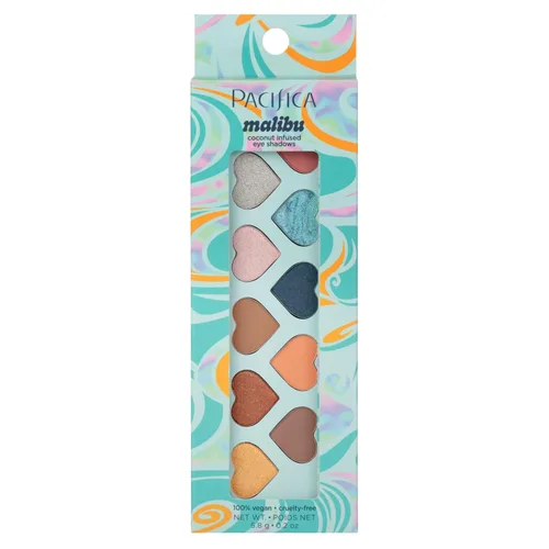 Miniatura 15 de Pacifica Paleta de sombras de ojos – Sombra de ojos mineral Malibu, tonos neutros mezclables con mate aterciopelado, brillante y metálico, infusión