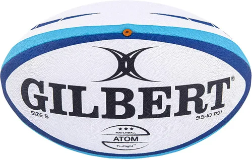 Miniatura 2 de Gilbert Pelota de rugby Atom [cada una] • Azul • Tamaño 5 • Cumple con las especificaciones de World Rugby