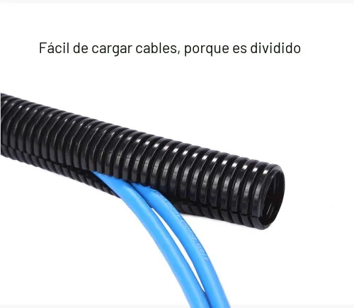 Miniatura 5 de Alex Tech 10 pies - Tubo de malla para cables dividida de 1/2 pulgada - Negro