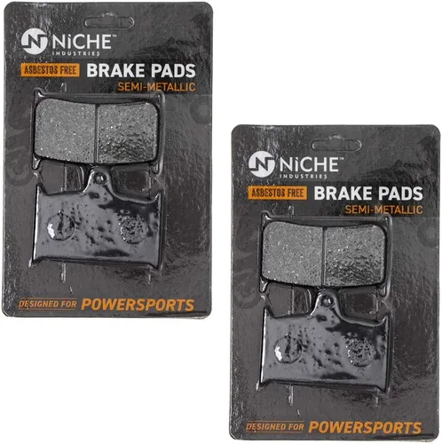 Miniatura 6 de NICHE Juego Pastillas de Freno Triumph Bonneville Thunderbird Sprint Speed Four Triple T2020553 Delanteras Semimetálicas