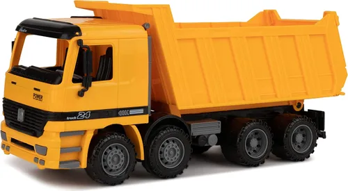 Miniatura 3 de Toy To Enjoy Juguetes de construcción – Excavadora y camión volquete de juguete para niños (juego de 2) – Garra movible y elevación trasera – Camión