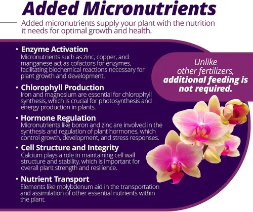 Miniatura 3 de Jack's Classic 3-9-6 Orchid Bloom Booster - Alimento líquido para plantas con micronutrientes, 8 onzas líquidas