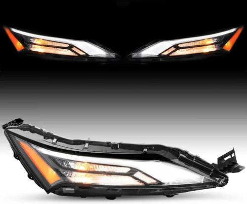 Miniatura 8 de JSBOYAT Repuesto superior de faros delanteros DRL para Nissan Rogue S, SL, SV 2021 2022 2023, estilo OE para el lado del conductor y del pasajero