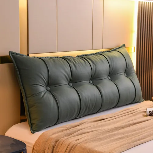 Miniatura 11 de Almohada grande para cabecero, cojín de cuña para reposo en cama, almohada de lectura, impermeable, para sentarse en la cama, sofá cama, respaldo