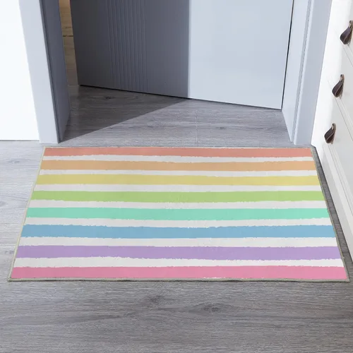 Miniatura 7 de LOKMU Alfombras antideslizantes de arte abstracto naranja y gris blanco para decoración del hogar, alfombra para aula, sala de estar, dormitorio
