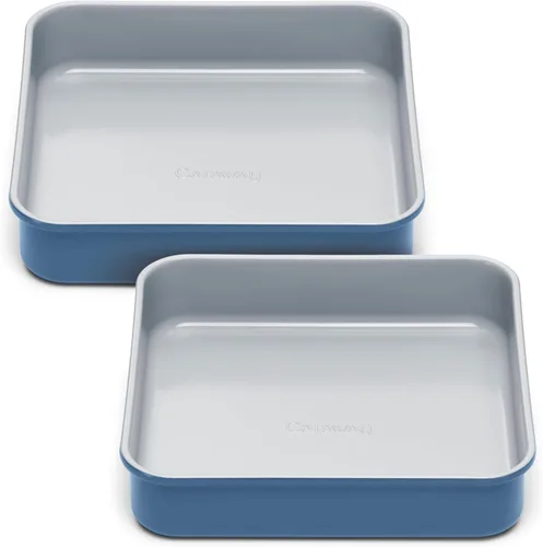 Miniatura 5 de Caraway Sartén Cuadrada de Cerámica Antiadherente de 9" - Revestimiento de Cerámica Naturalmente Deslizante - No Tóxico, Libre de PTFE y PFOA