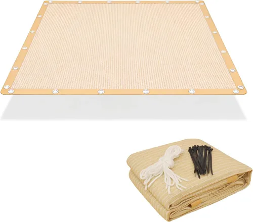 Miniatura 18 de FAIR WIND - Tela de Sombra 90% de Protección Solar, Pantalla de Privacidad, Cobertura para Patio, Toldo con Ojales, Red de Sombra para Jardín, Gris